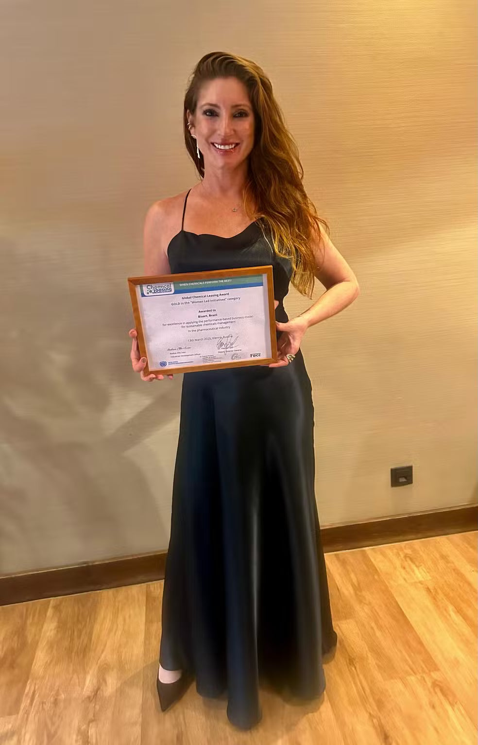 Empresária de SC ganha prêmio global de química verde da ONU