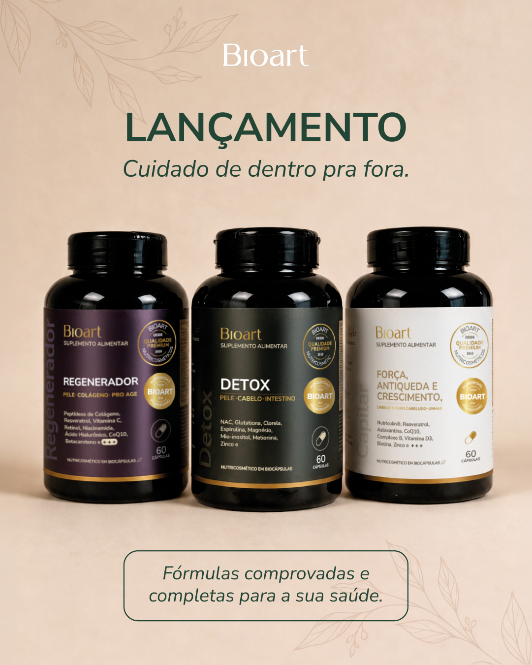 KIT TRIO NUTRICOSMÉTICOS