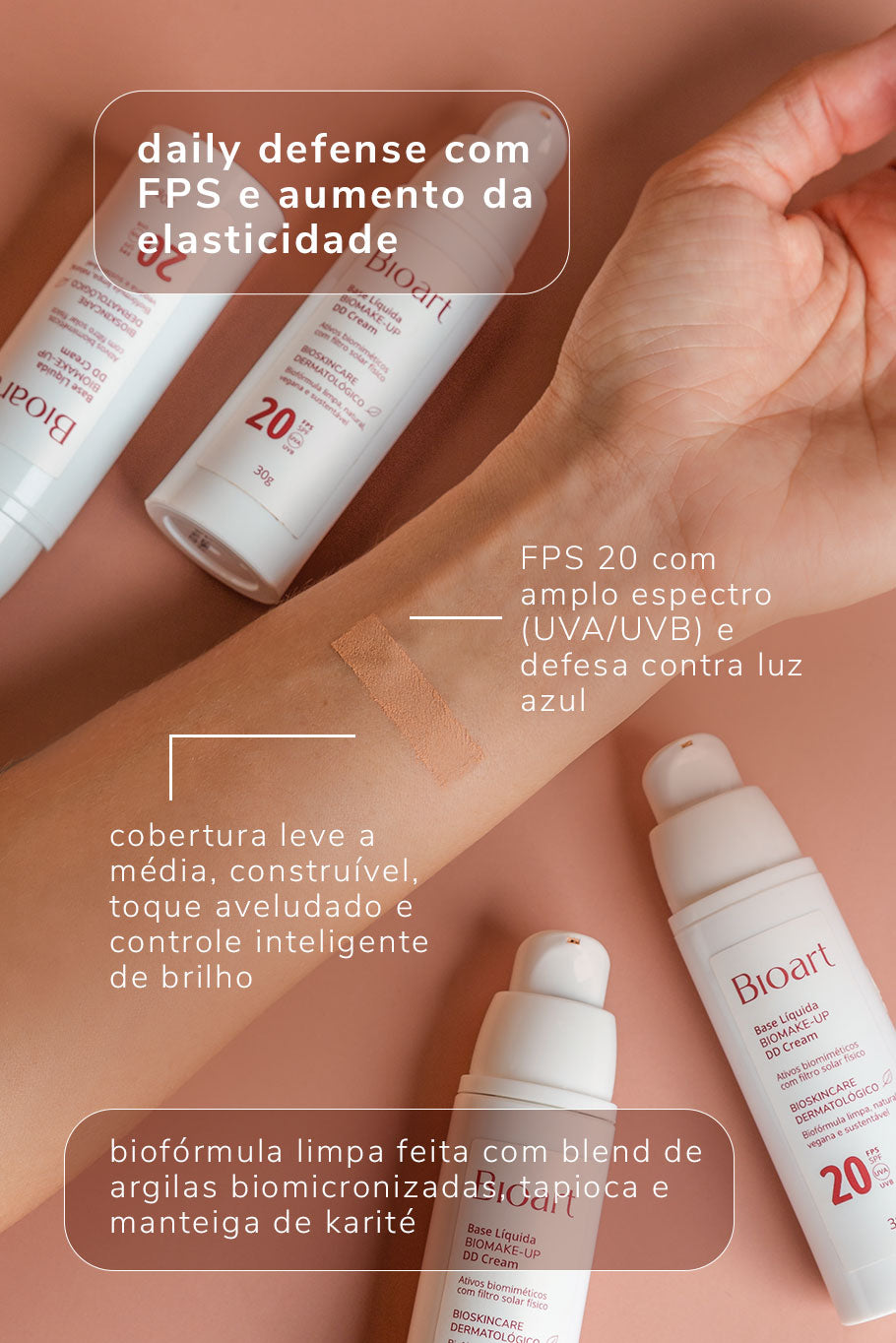 BASE LÍQUIDA BIOMAKE-UP DD CREAM #2