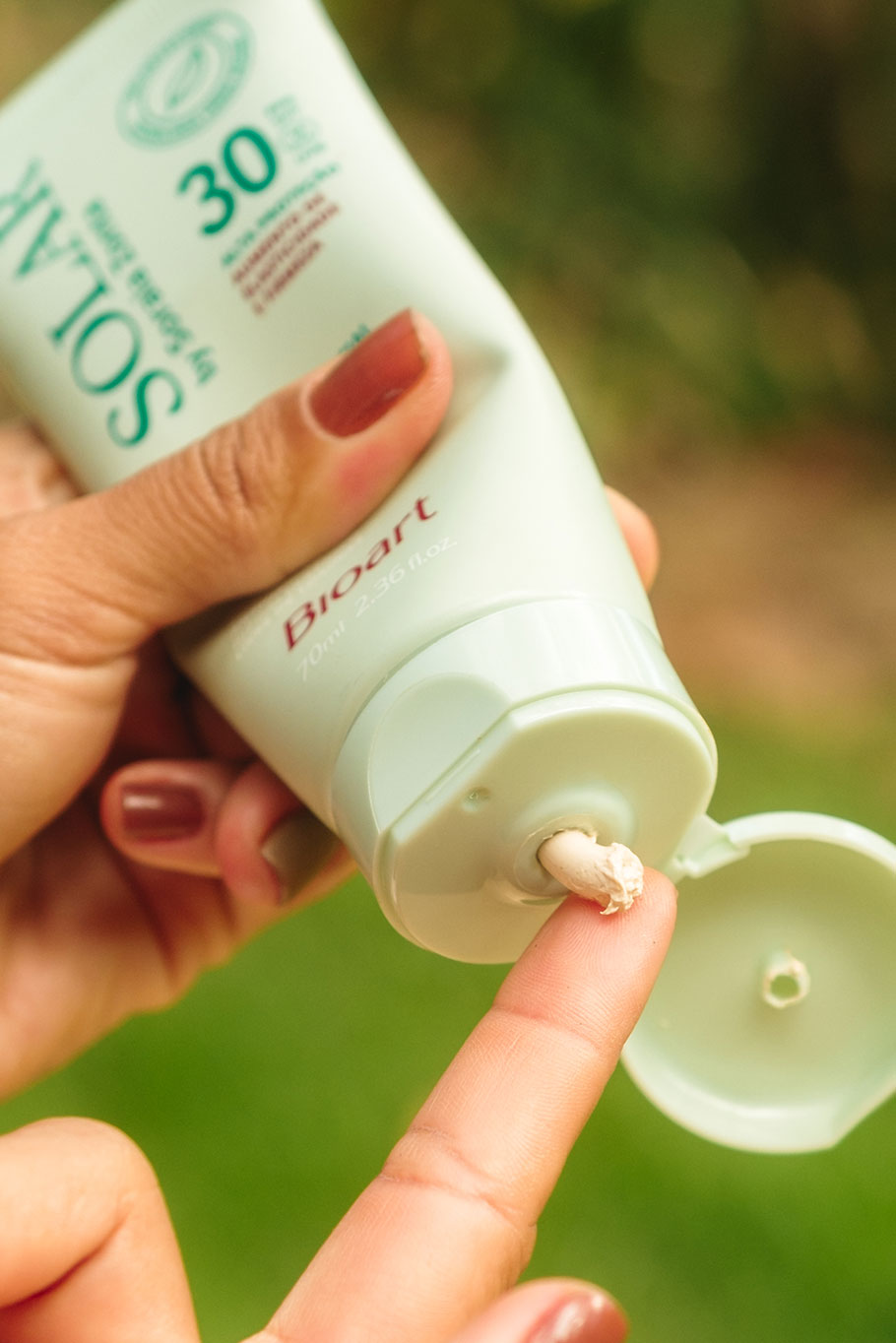 PROTETOR SOLAR FACIAL FÍSICO, NATURAL E VEGANO FPS30 | sem cor